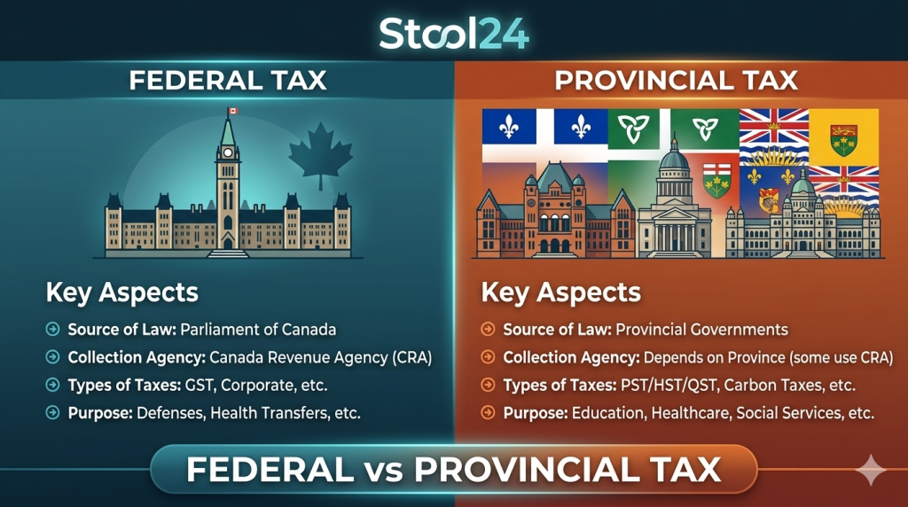 federal vs provincial tax canada
