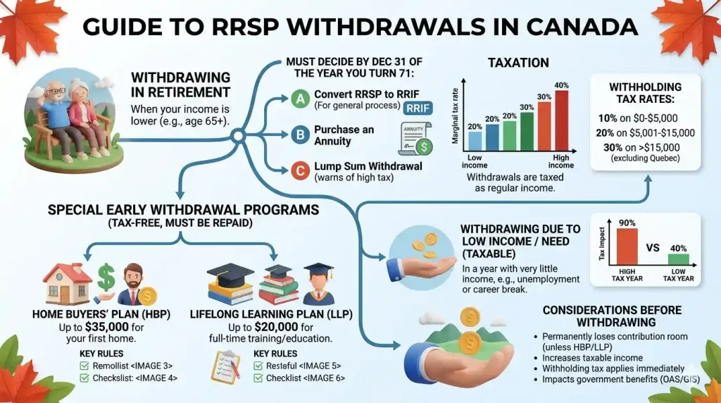 when to withdraw rrsp